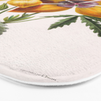 Hibiscus from "Flore dâAmÃ©rique" by Ãtienne Denisse, 1840s Bath Mat Gallery Image 3