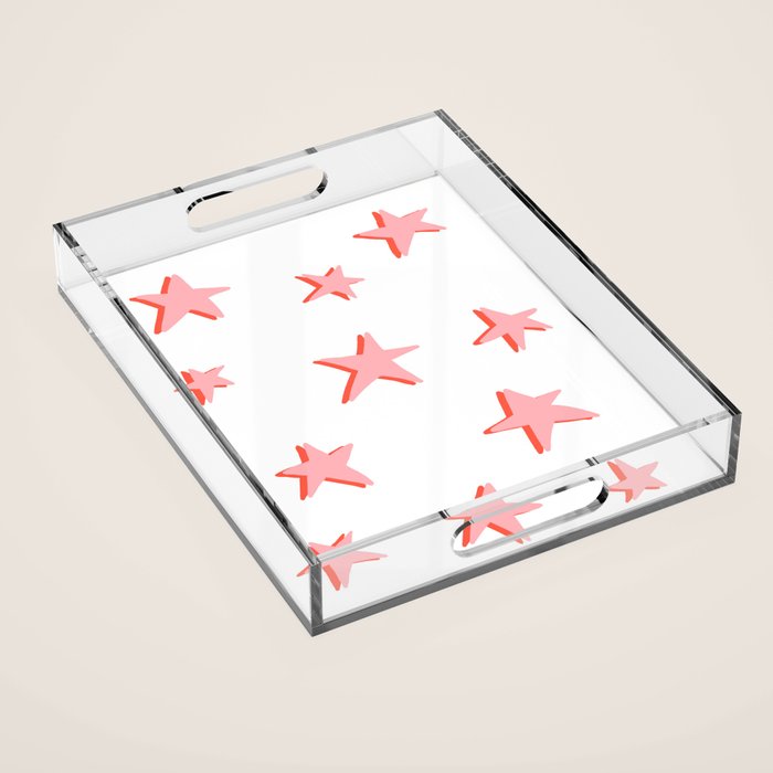Stars Double Acrylic Tray Gallery Image 1