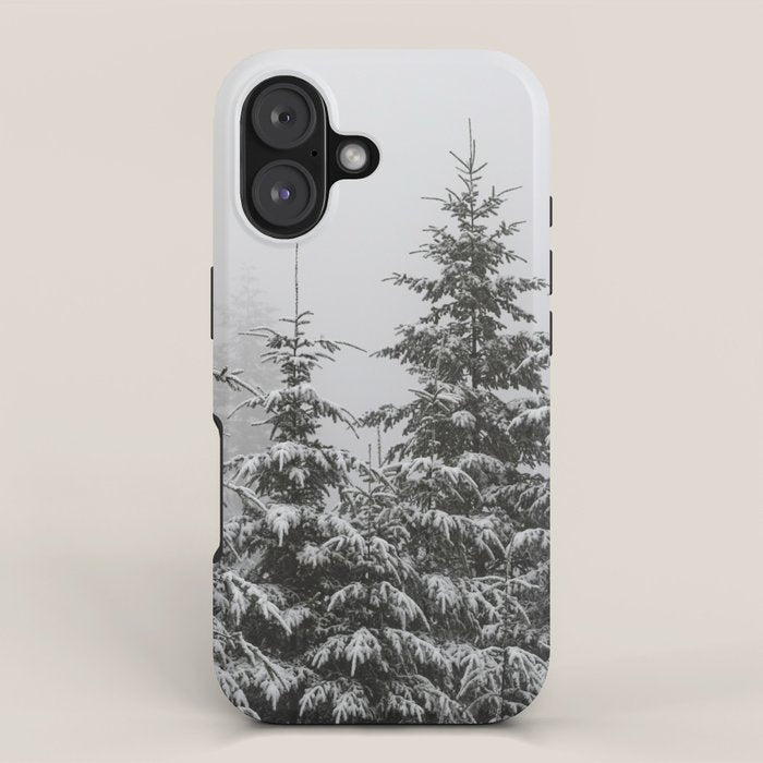 Winter Forest Fir Tree Snow II - Nature Photography iPhone Case Gallery Image 1
