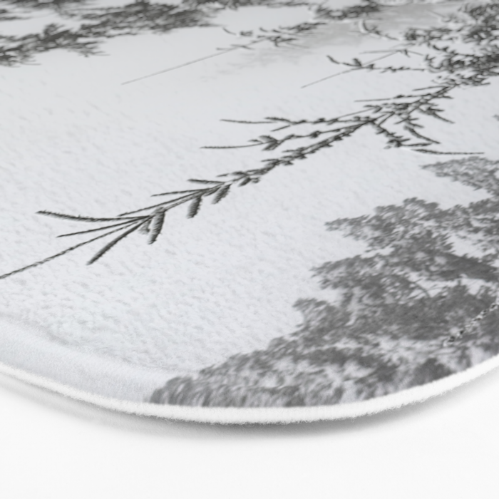Winter Forest Fir Tree Snow II - Nature Photography Bath Mat Gallery Image 3