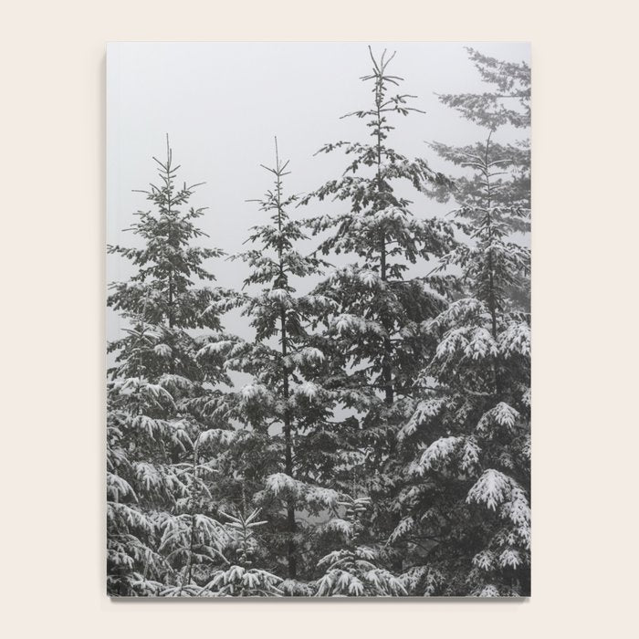 Winter Forest Fir Tree Snow II - Nature Photography Notebook Gallery Image 4