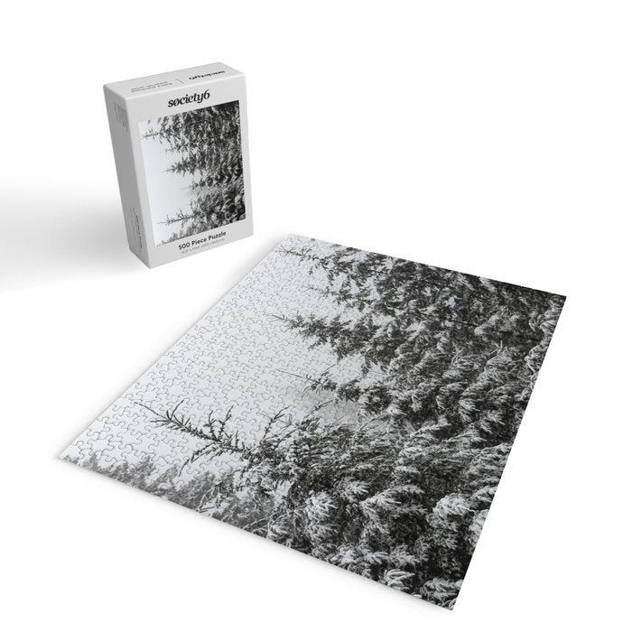 Winter Forest Fir Tree Snow II - Nature Photography Jigsaw Puzzle Gallery Image 2
