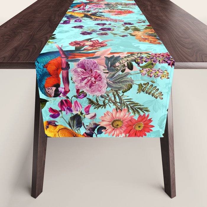 Floral and Birds XI Table Runner Gallery Image 1