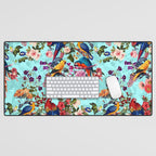 Floral and Birds XI Desk Mat Gallery Image 1