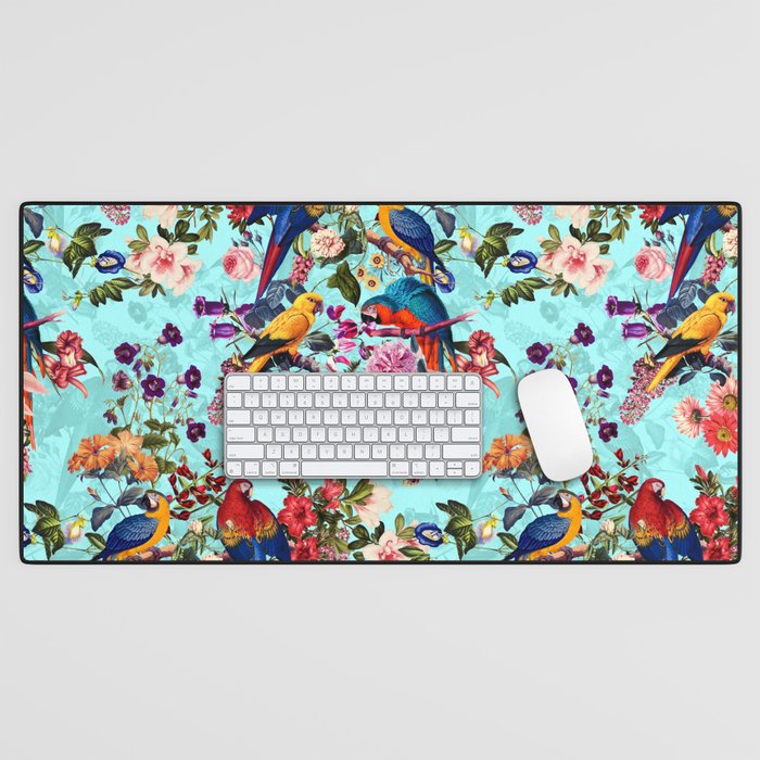 Floral and Birds XI Desk Mat Gallery Image 1
