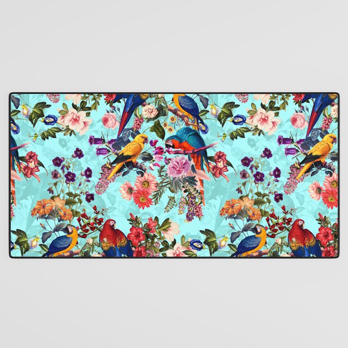 Floral and Birds XI Desk Mat Gallery Image 3