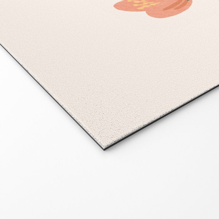 Pink Peony Pattern Welcome Mat Gallery Image 2