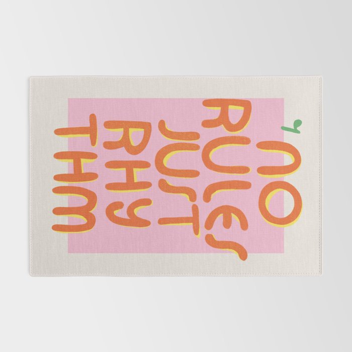 No rules just rhythm Rug Gallery Image 2