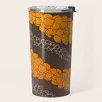 Hawaiian Puakenikeni lei on brown Travel Mug Gallery Image 2