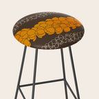 Hawaiian Puakenikeni lei on brown Stool Gallery Image 2