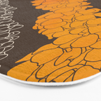 Hawaiian Puakenikeni lei on brown Bath Mat Gallery Image 3