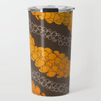 Hawaiian Puakenikeni lei on brown Travel Mug Gallery Image 1