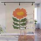 Cat and Plant 60 Wall Mural Gallery Image 1
