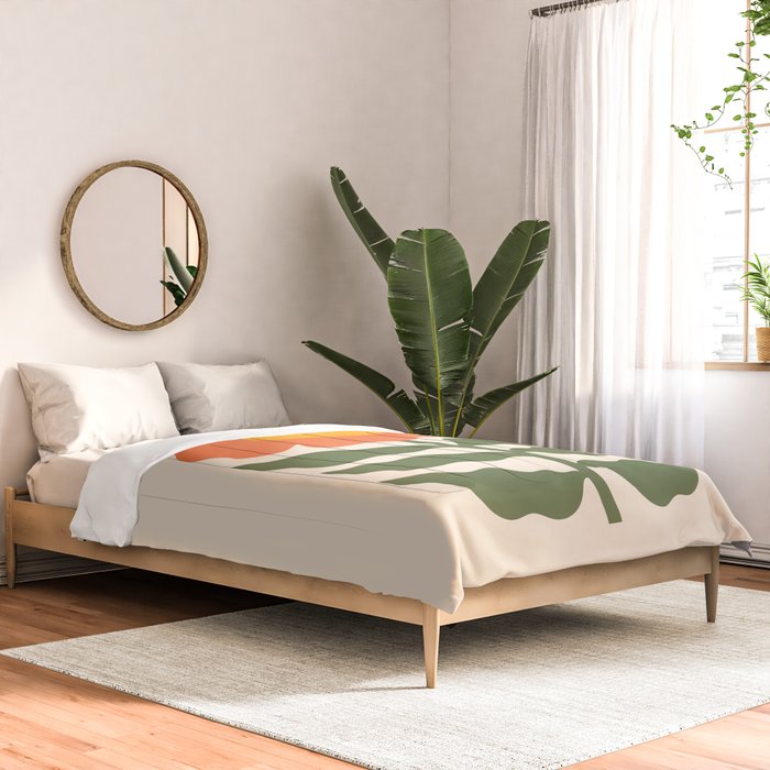 Cat and Plant 60 Comforter Gallery Image 2