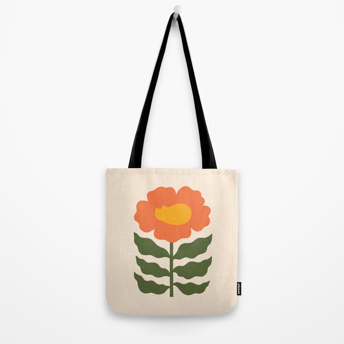 Cat and Plant 60 Tote Bag Gallery Image 2