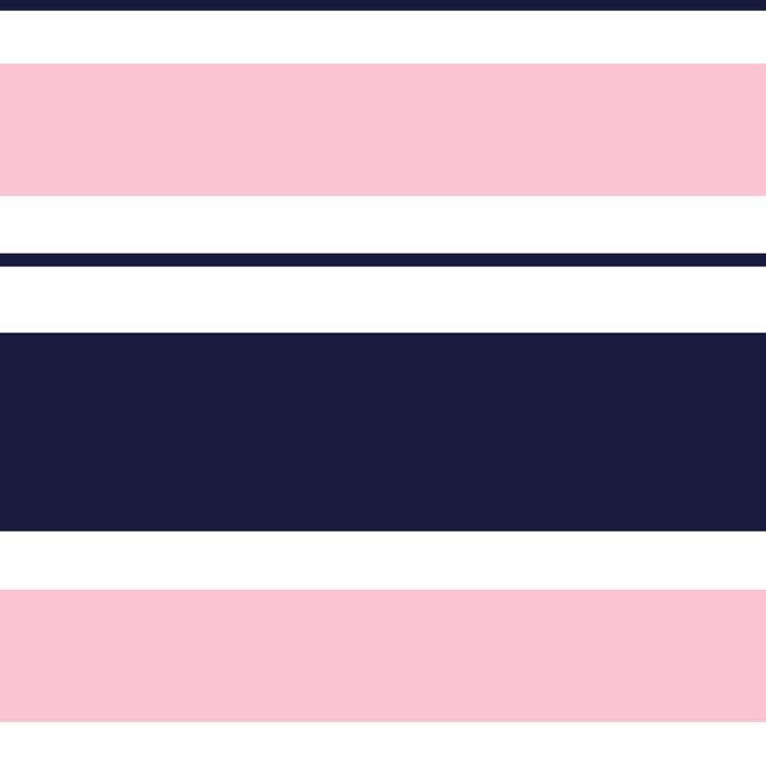 Blue Navy and Pink Stripes Coffee Mug Gallery Image 2