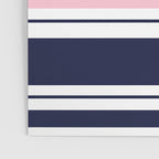 Blue Navy and Pink Stripes Poster Gallery Image 3