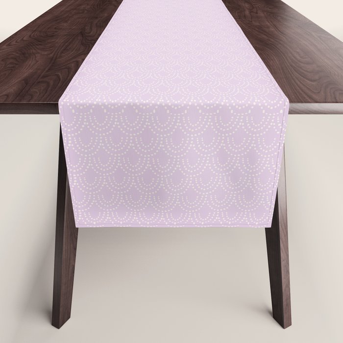 Dotted Scallop - Wisteria Table Runner Gallery Image 1
