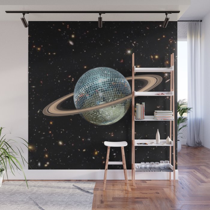 Saturn Disco II Wall Mural Gallery Image 1