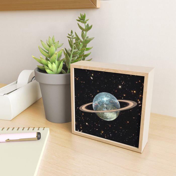Saturn Disco II Mini Art Print Gallery Image 2