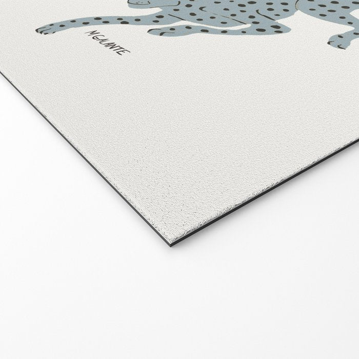 Rainbow Cheetah Welcome Mat Gallery Image 2