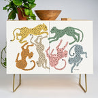 Rainbow Cheetah Credenza Gallery Image 1