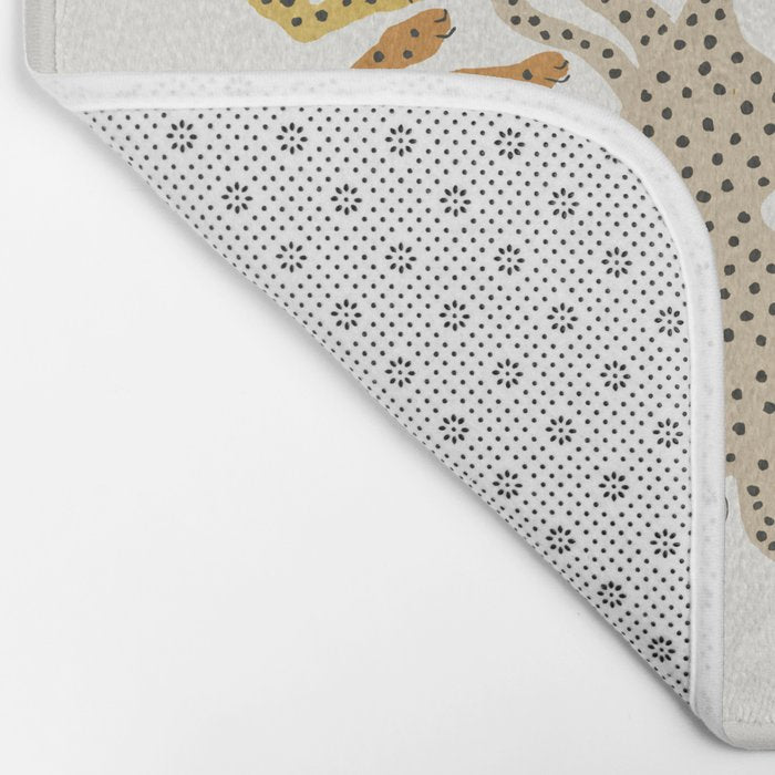 Rainbow Cheetah Bath Mat Gallery Image 2