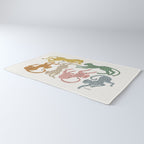 Rainbow Cheetah Rug Gallery Image 3