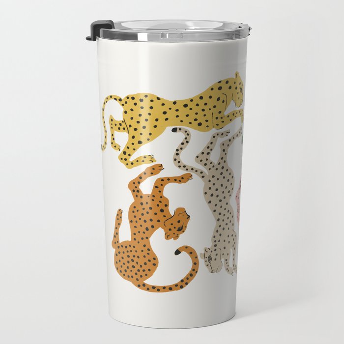 Rainbow Cheetah Travel Mug Gallery Image 3