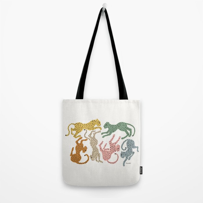 Rainbow Cheetah Tote Bag Gallery Image 2