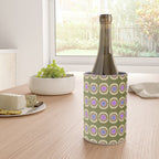 Mid-century Modern Pattern - Olive, Pink and Blue Wine Chiller Gallery Image 4