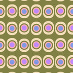 Mid-century Modern Pattern - Olive, Pink and Blue Coffee Mug Gallery Image 2