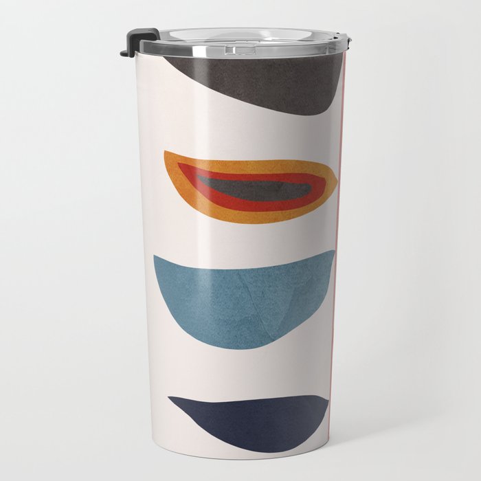 Abstract Plant Travel Mug Gallery Image 3