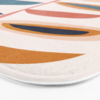 Abstract Plant Bath Mat Gallery Image 3
