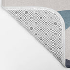 Abstract Plant Bath Mat Gallery Image 2