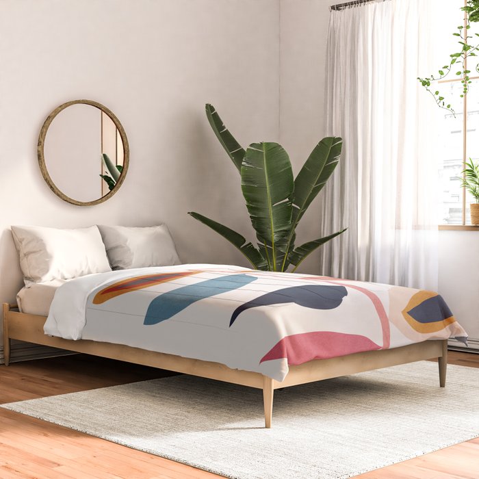 Abstract Plant Comforter Gallery Image 2