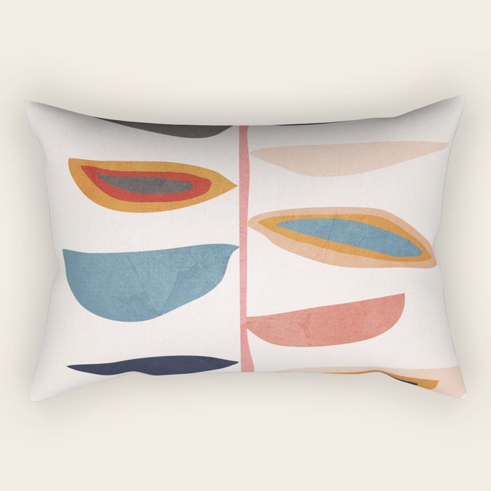 Abstract Plant Rectangular Pillow Gallery Image 2