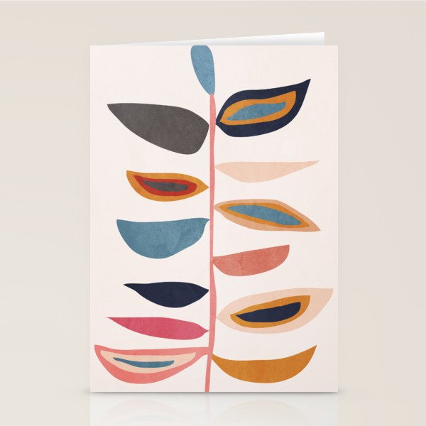 Abstract Plant Stationery Card Gallery Image 2