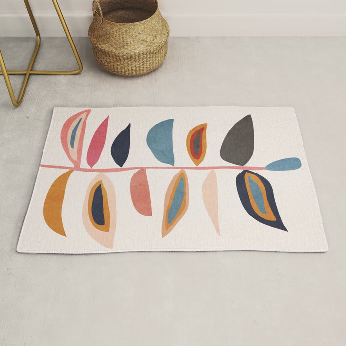 Abstract Plant Rug Gallery Image 1
