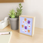Lucky Waving Kitty Cat Maneki Neko Mini Art Print Gallery Image 2