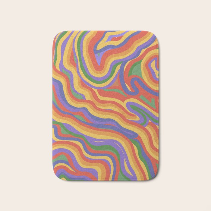 Pride Pattern Bath Mat Gallery Image 1