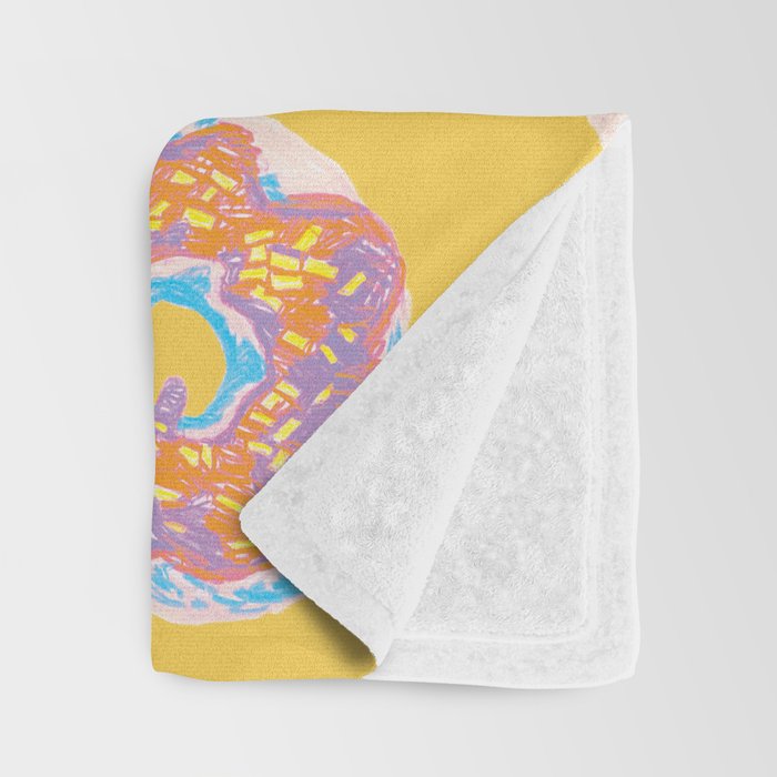 Aquarius Confidence in Buttercup Yellow | Zodiac Series Throw Blanket Gallery Image 3