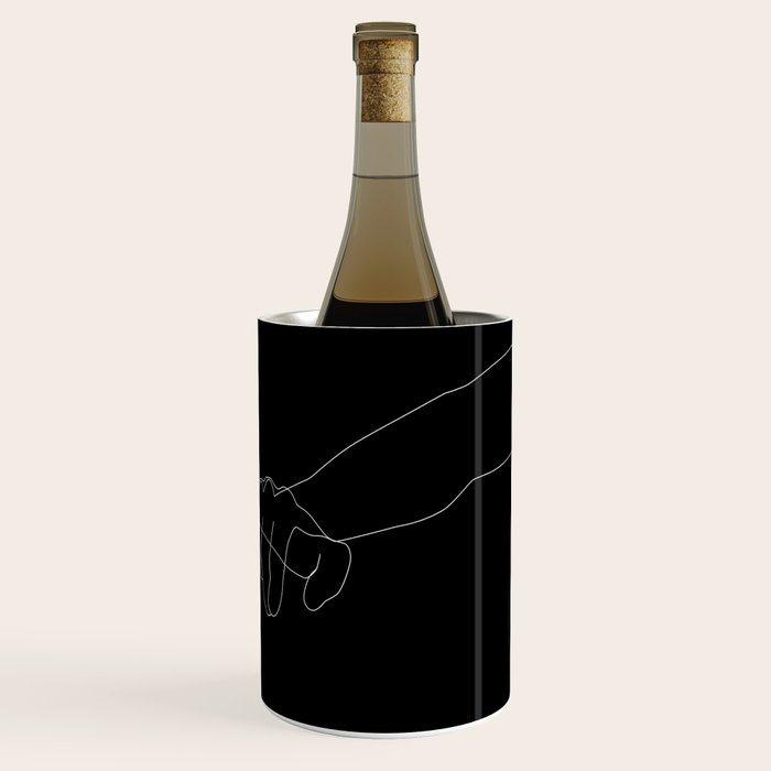 Black Pinky Swear Wine Chiller Gallery Image 3