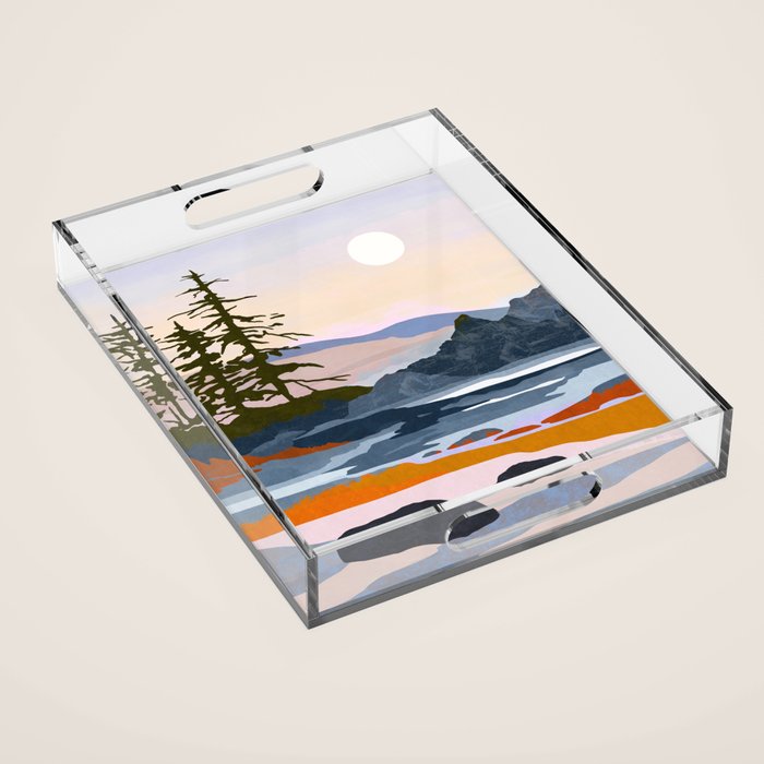 valley moon Acrylic Tray Gallery Image 1