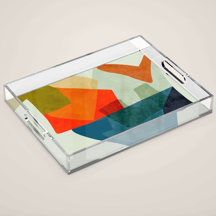 bric a brac mid century  Acrylic Tray Gallery Image 1