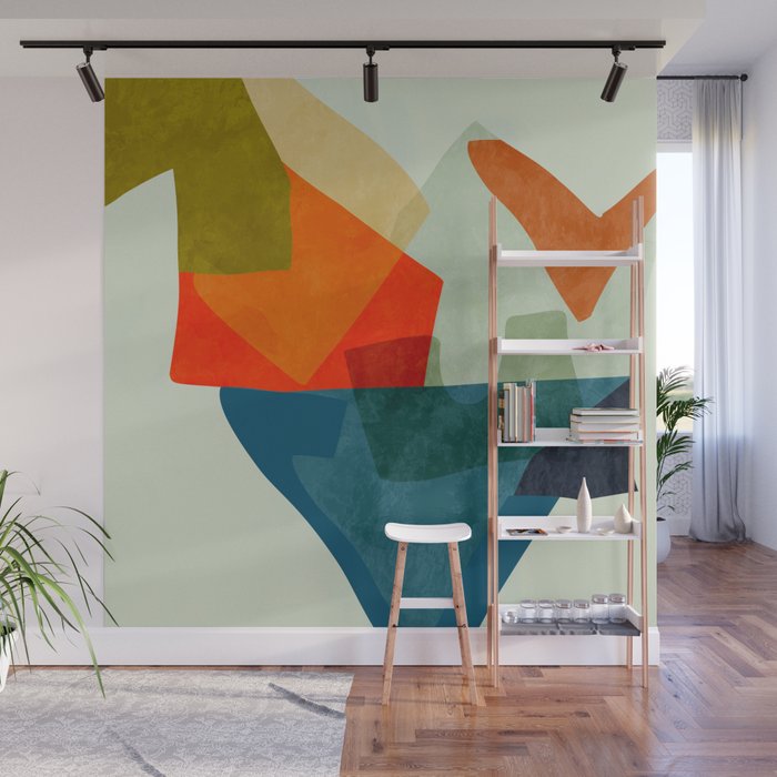 bric a brac mid century  Wall Mural Gallery Image 1