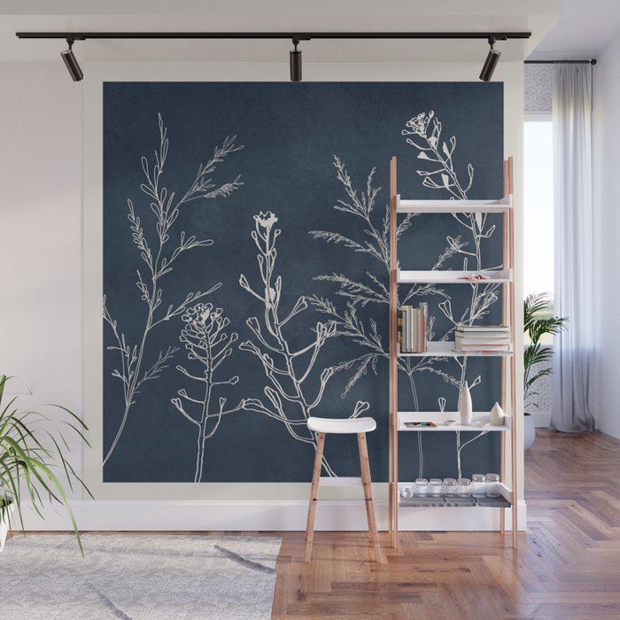 Minimalist Grass 1 Wall Mural Gallery Image 1