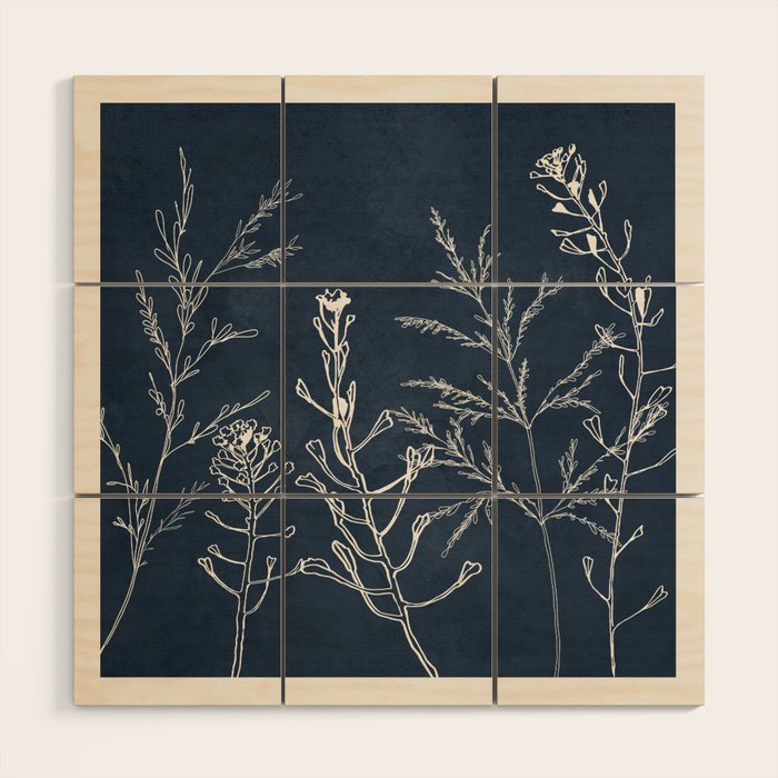 Minimalist Grass 1 Wood Wall Art Gallery Image 1