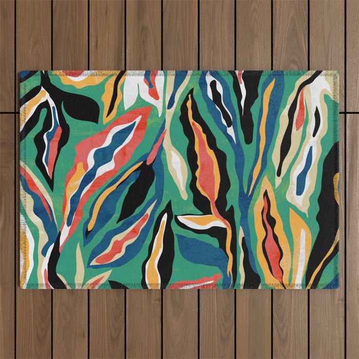 Tropical fever Outdoor Rug Gallery Image 1