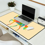Fractal Geometric Unicorn Desk Mat Gallery Image 2